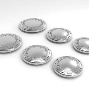 Thor Armor Disks with Optional Backs - 3D Model for 3D Printing (Digital Download - STL)