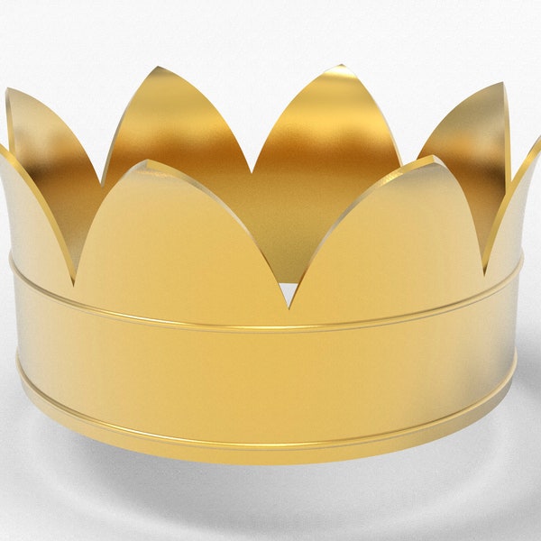 Simple Royal Crown - King or Queen (Digital Download - STL)