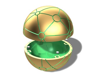 Mapa del planeta del tesoro iluminado con imanes - Modelo 3D para impresión 3D (Descarga digital - STL)