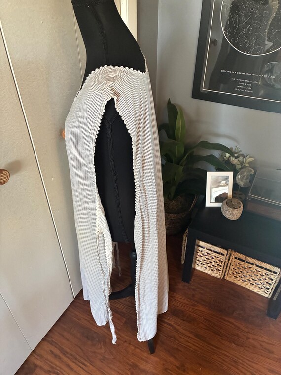 Vintage Striped Apron-Style Housedress – Cottagec… - image 7