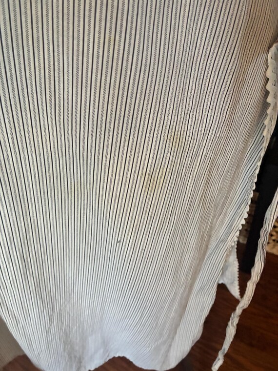 Vintage Striped Apron-Style Housedress – Cottagec… - image 12