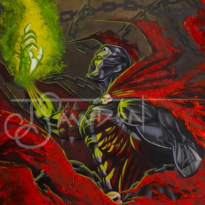 Engendro del Infierno / Lámina artística realizada a partir de una pintura original.