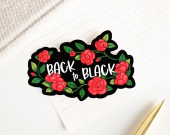 Amy Winehouse Sticker - Back to Black
