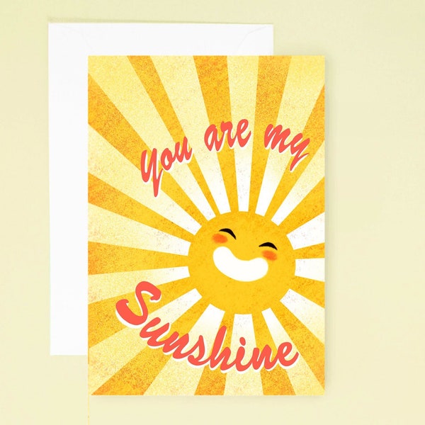 Feel good card motivation sunshine