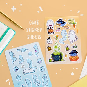 Süße Halloween Stickerbögen – Foo Bun Kawaii Planner Journal Sticker