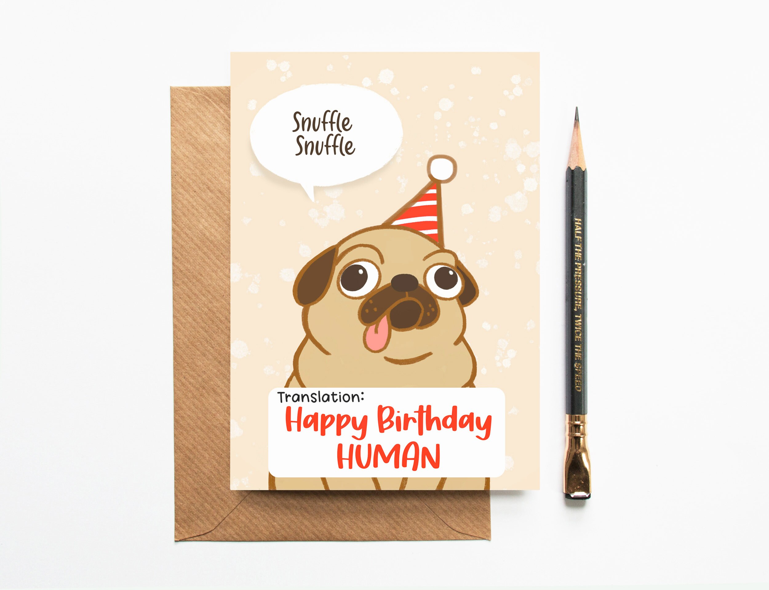 Pug Birthday Card Happy Birthday Funny Card Pug Life - Etsy Pug Birthday Card Happy Birthday Funny Card Pug Life - Etsy