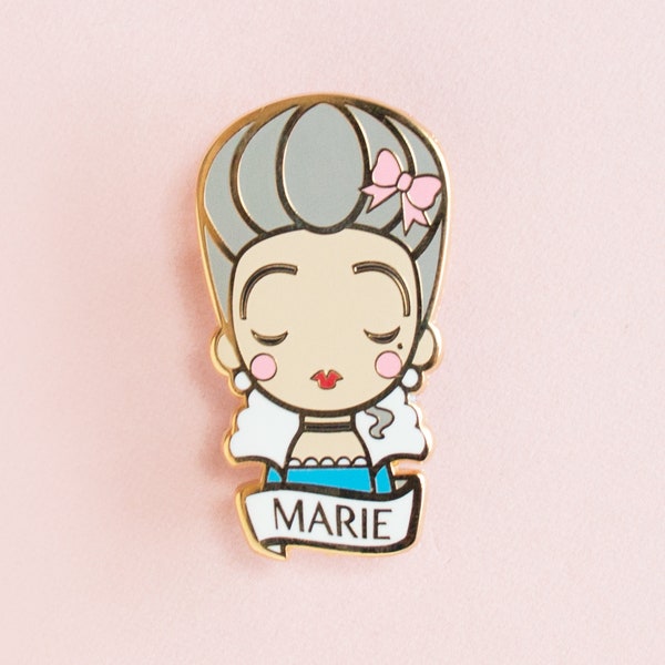 Marie Antoinette Pin Geschichte Emaille Brosche Geschenk