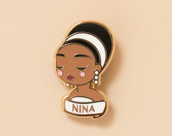 Nina Simone Pin Badge Music Gift collectible