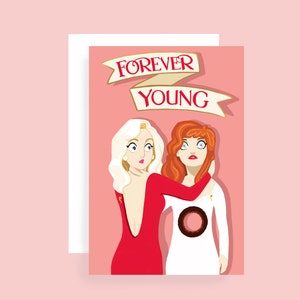 Geburtstagskarte Der Tod wird zu ihren Forever Young Grüßen