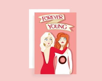 Birthday Card Death Becomes Her Forever Young Greetings