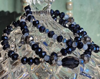 Midnight Frost Bracelet Stack