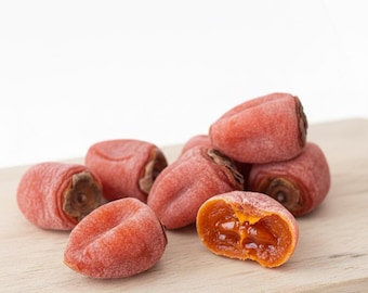 Sun Dried Persimmons 1LB (Gotgam) | Hoshigaki Japanese Korean Dried Fruit | Soft Chewy Sweet Snack | Gourmet Natural Gift