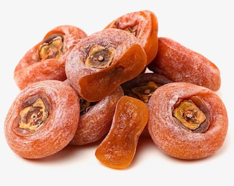 Caquis secos ao sol 450g (Gotgam) | Frutas secas japonesas e coreanas de Hoshigaki | Lanche macio, mastigável e doce | Presente gourmet natural