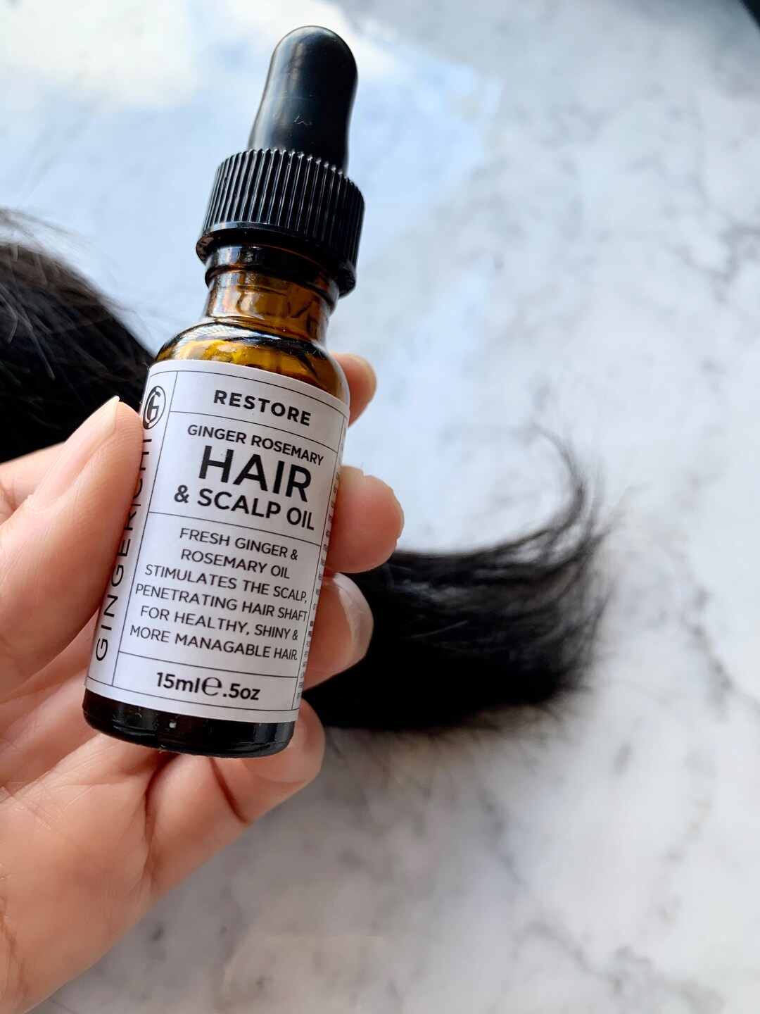 Gingerchi Rosemary Hair & Scalp Oil Etsy
