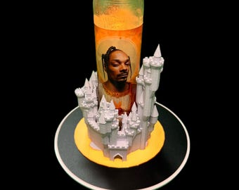Gothic Castle LED Candle Holder –  Medieval Fantasy Decor