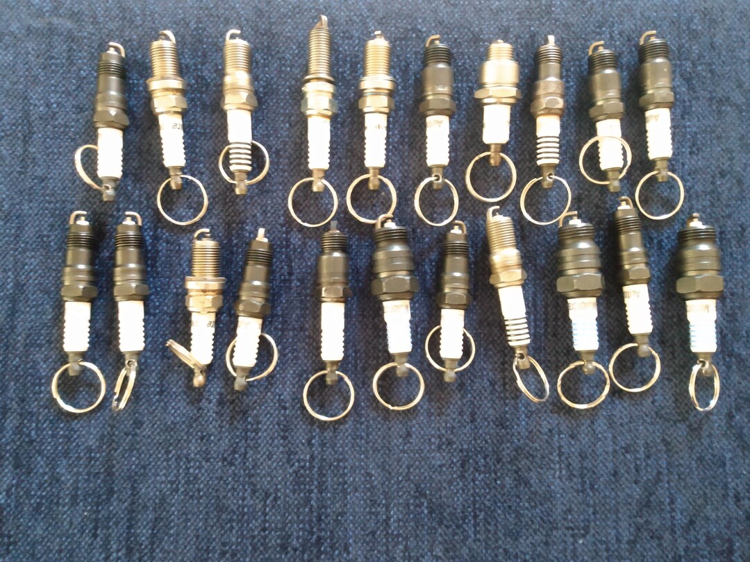 Plug Keychain Spark Plug Keychain - Etsy