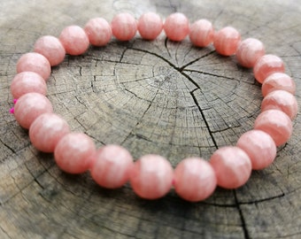 Rhodochrosite Bracelet Pink