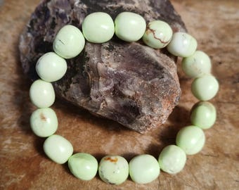 Lemon Chrysoprase Bracelet