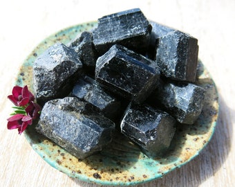 Raw Black Tourmaline Crystal