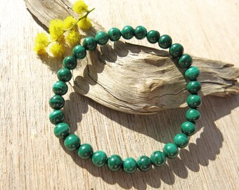 Malachite Bracelet Emerald Green: Holistic Healing Gemstone