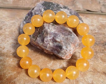 Orange Calcite Bracelet