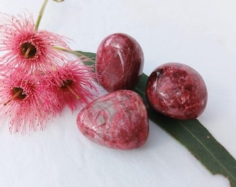 Thulite Tumble Stone Crystal