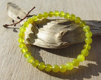 Serpentine Stone Bracelet