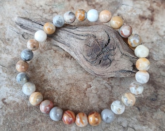 Crazy Lace Agate Bracelet