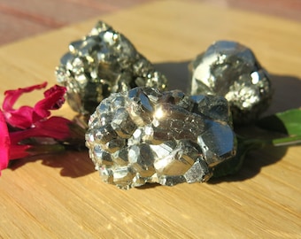 Pyrite Crystal Cluster
