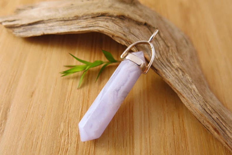 Blue Lace Agate Pendant