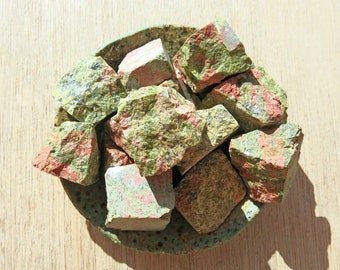Unakite Crystal Slab