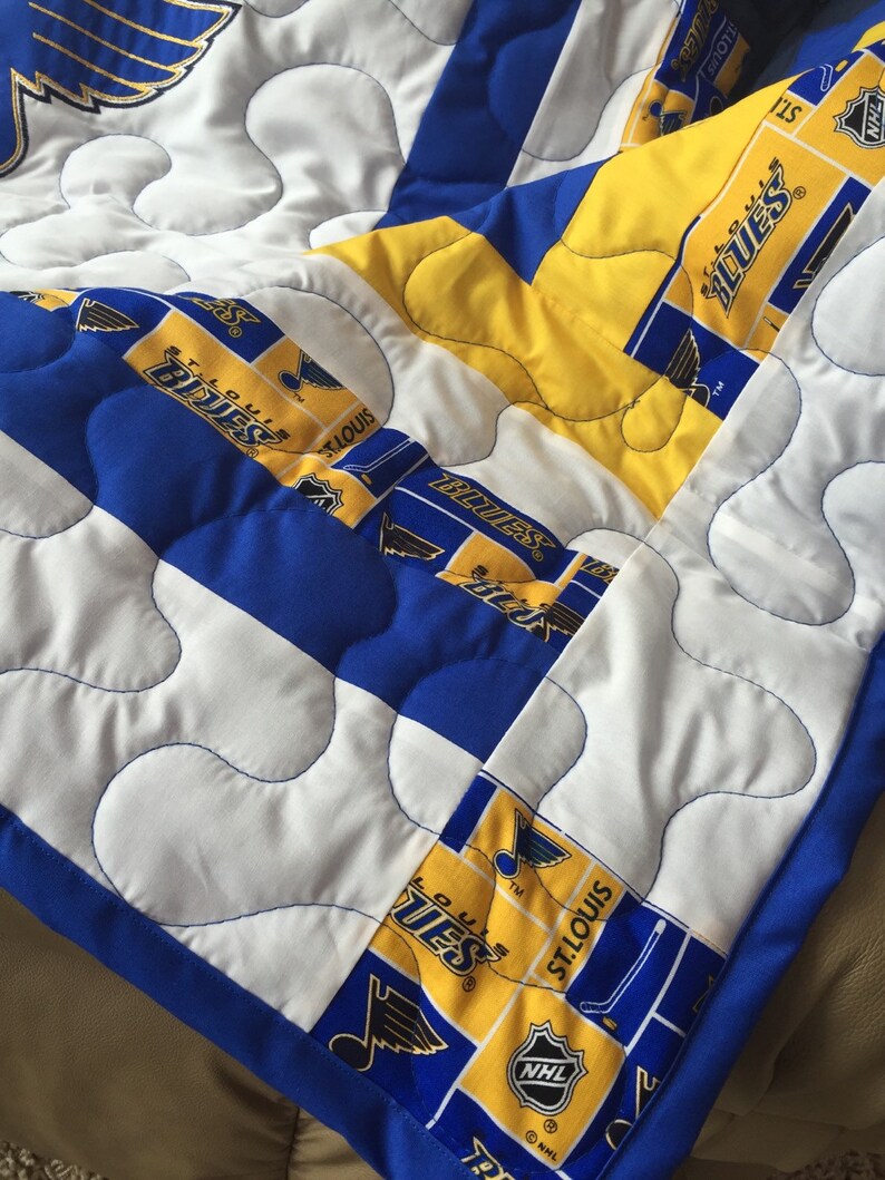 Louis Blues baby quilt St