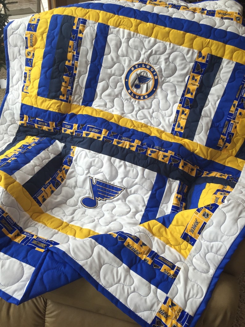 Louis Blues baby quilt St