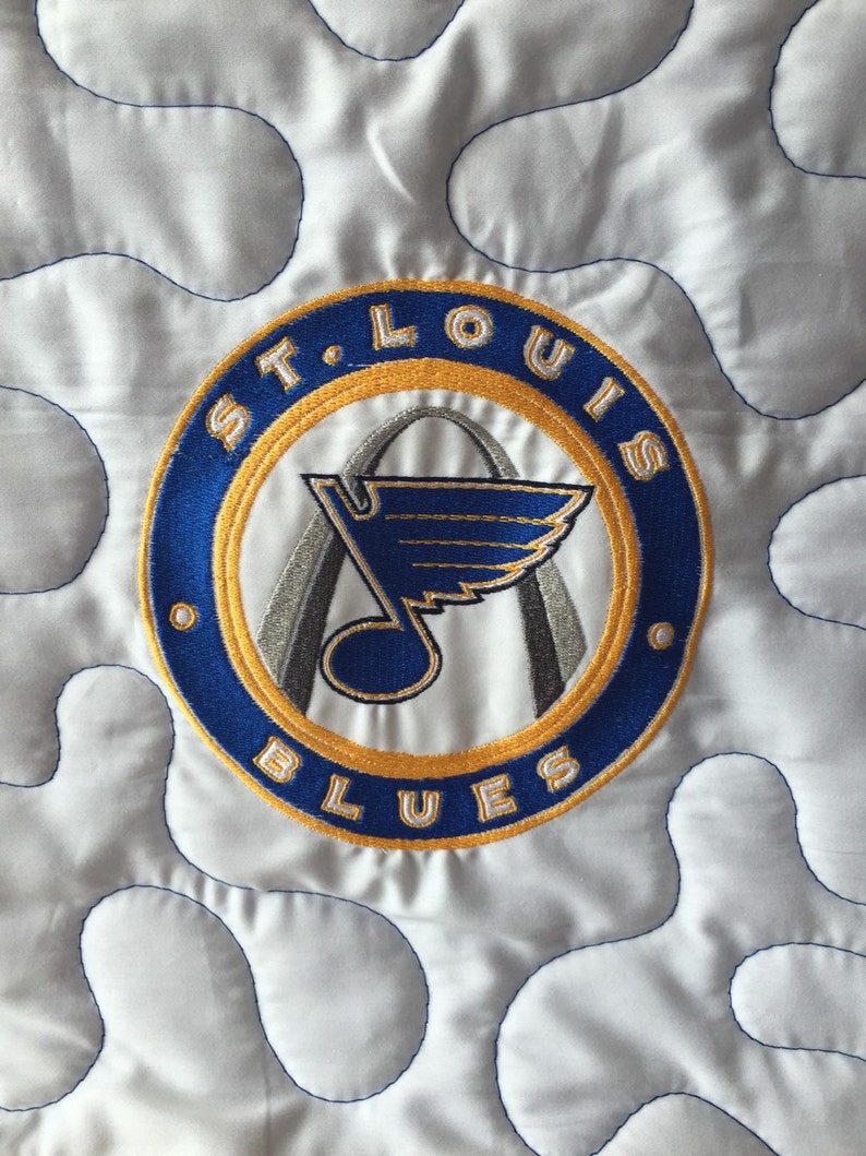 Louis Blues baby quilt St