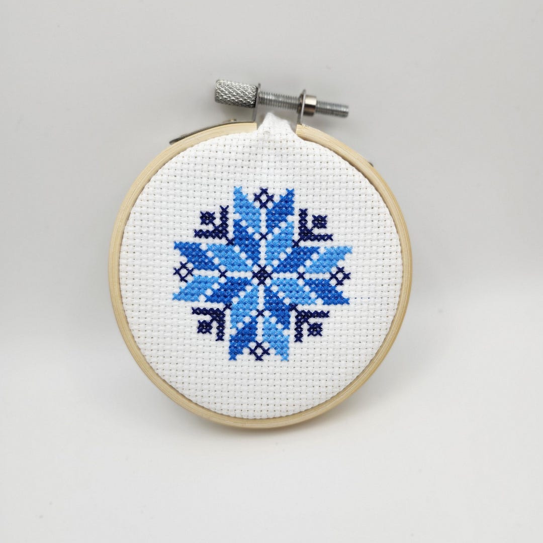 Snowflake Cross Stitch Pattern **digital Download** - Etsy