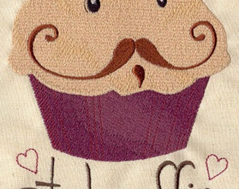 Stud Muffin Embroidered Waffle Weave Hand/DIsh Towel