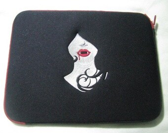 Vampire Girl Neoprene Laptop Case
