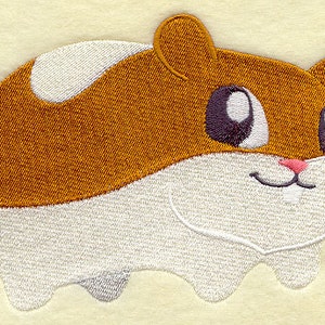 Pet Hamster Gerbil Embroidered Waffle Weave Hand/Dish Towel