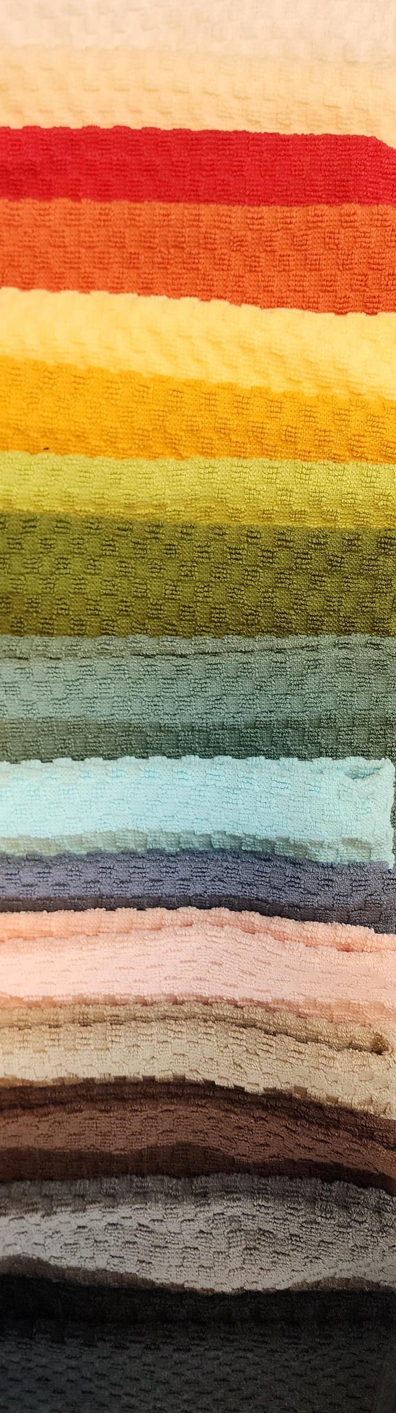 Apa i pyjamas pyjamas broderad våffelvävd handduk/diskhandduk bild 2