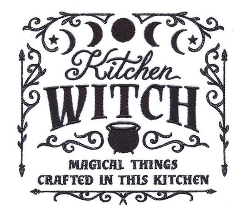 Kitchen Witch Magical Things Crafted in This Kitchen Etsy