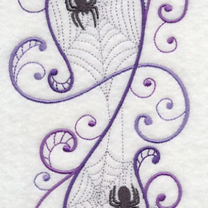 Spooky Spider Potpourri Spray Embroidered Waffle Weave Hand/Dish Towel image 1