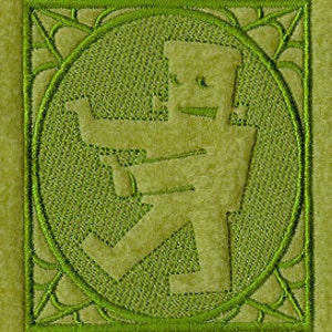 Frankenstein Embossed Embroidered Waffle Weave Hand/Dish Towel image 1