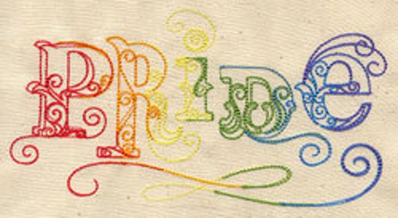 EmbroideryEverywhere PRIDE Embroidered Towel