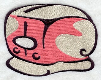 Retro Kitchen Toaster Embroidered Waffle Weave Hand/Dish Towel