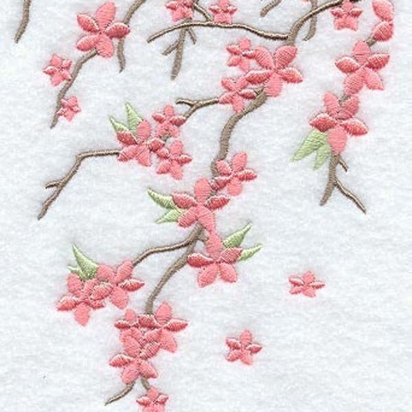 Cherry Blossom Towel Etsy