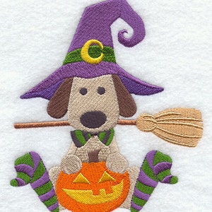 Fetch the Broomstick Embroidered Waffle Weave Hand/Dish Towel image 1