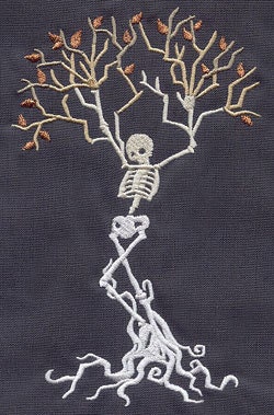 Yoga Skeleton Coffin Paper Towel Holder Handmade Vampire Goth Halloween  Kitchen Macabre Décor foot 