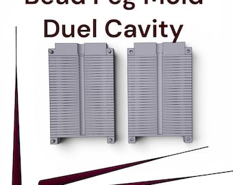 Molde para clavijas de cuentas de doble cavidad V3