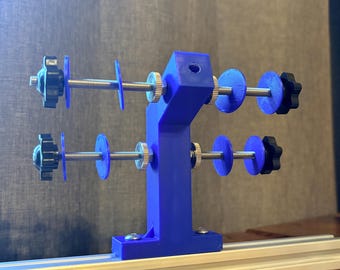 Carro portahilos de 4 bobinas para extrusión 2020, archivo 3D STL - Piezas para enrollado de varillas