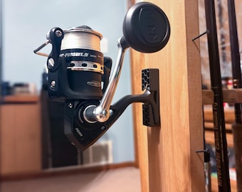 Soporte para carretes de pesca, elegante montaje para carretes